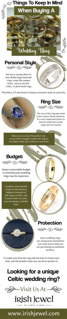Things to Keep in Mind When Buying a Wedding Ring - Infograph