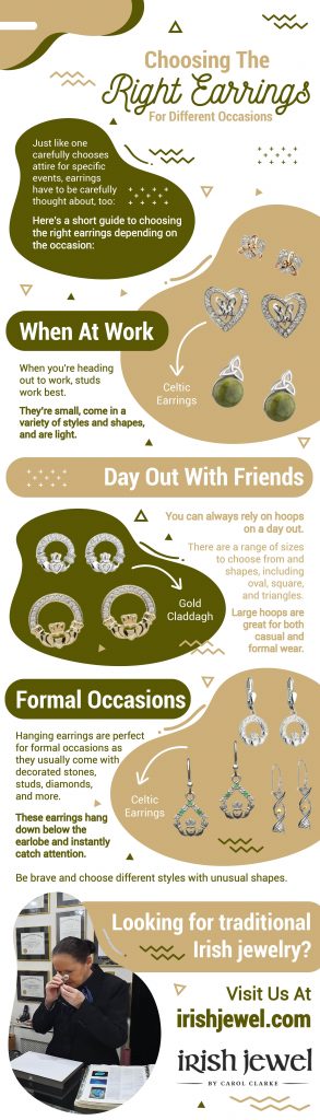 Choosing the Right earings for Different Occasions - Infograph