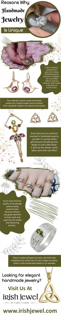 Reasons Why Hand-made Jewelry is Unique - Infograph