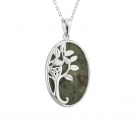 Silver Celtic Tree Pendant