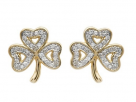 Diamond Shamrock Earrings