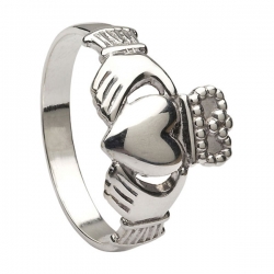 Claddagh Ring-white gold