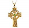 Celtic Cross Emerald Set