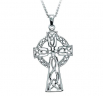 Filigree Celtic Cross- Large.Hvy Chain