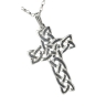 Filigree Celtic Cross -lge,hvy chain