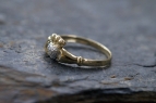 Diamond Claddagh Ring