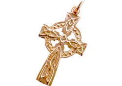 Rose Gold Celtic Cross