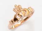 Rose Gold Claddagh Ring Medium
