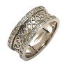 Diamond White Gold Celtic Knot Ring