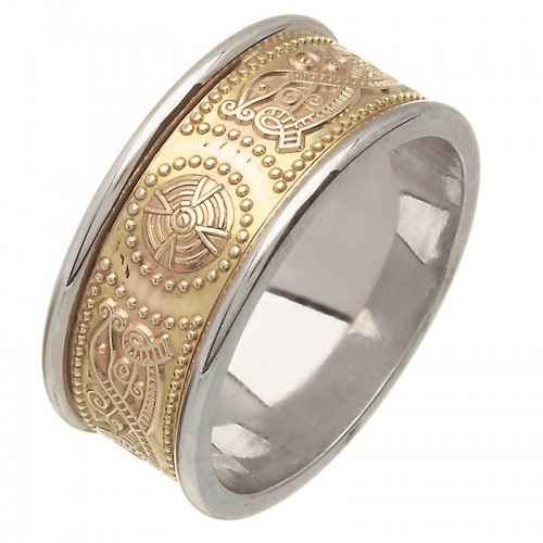 Gaelic I Am My Beloveds Sterling Silver Irish Ring | Irish Gaelic Wedding  Bands for Men and Women -Irish Expressions Gift Shop